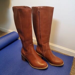 Women's Brown Knee-High Boots